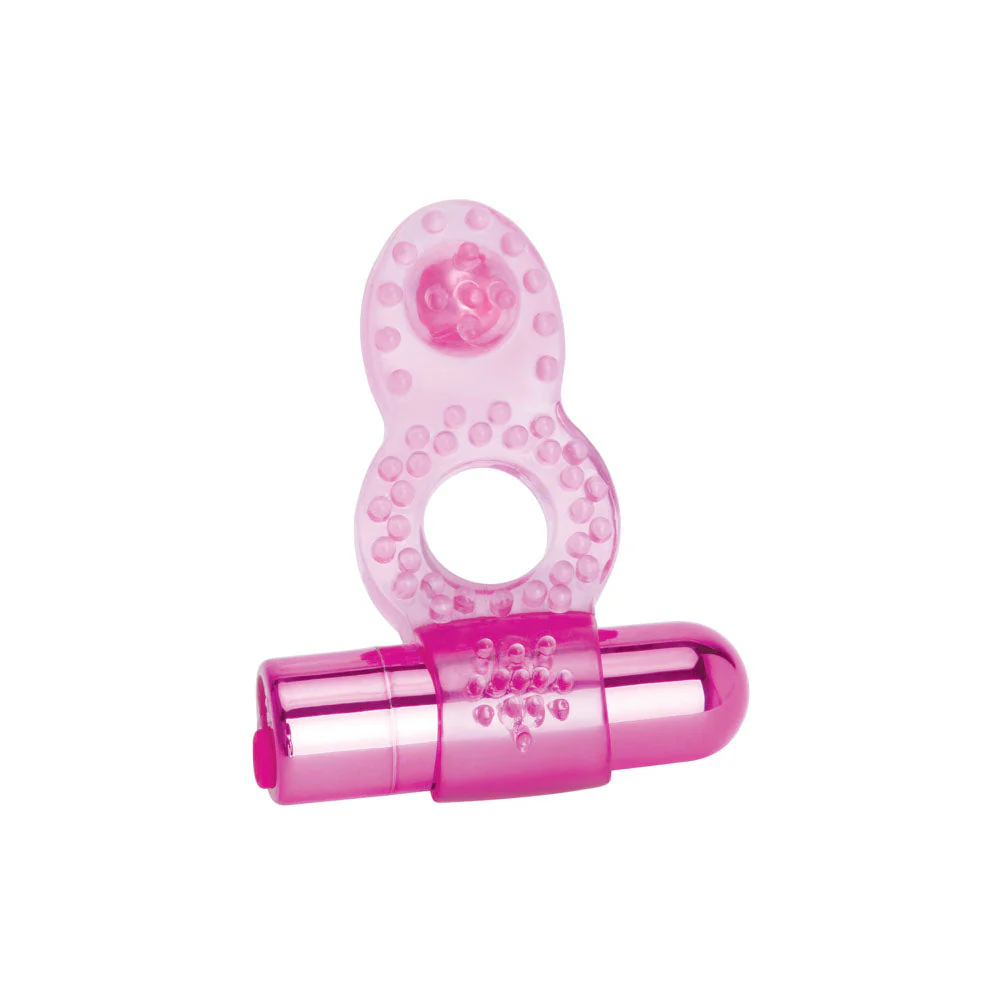 Bodywand Rechargeable Deluxe Orgasm Enhancer Ring - Pink USB Rechargeable Vibrating Cock Ring - Image 3