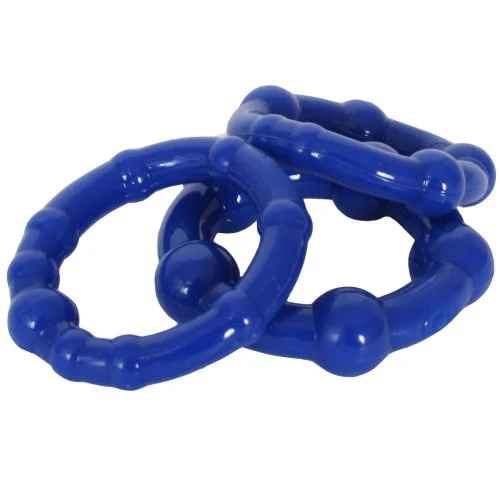 Club X Stay Hard Beaded Cockrings 3 Pack - Image 3