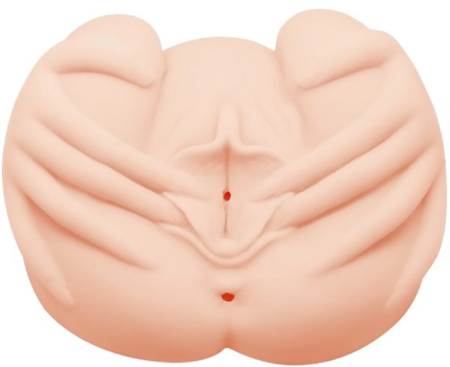 Hands-On Vagina And Anal Masturbator (Flesh) - Image 3