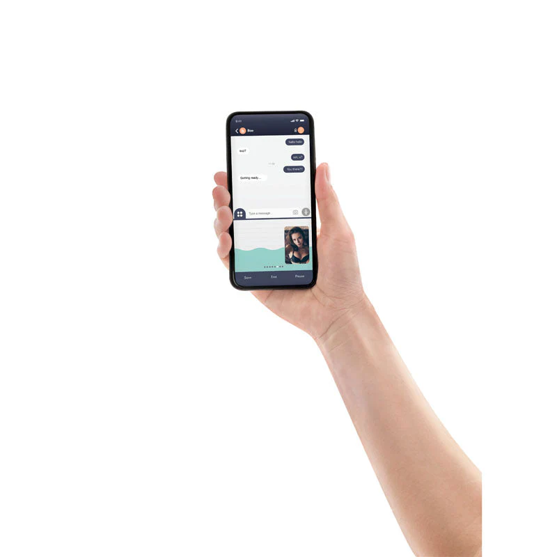 Love Distance MAG - Black Rechargeable Panty Vibrator with App Control - Image 5