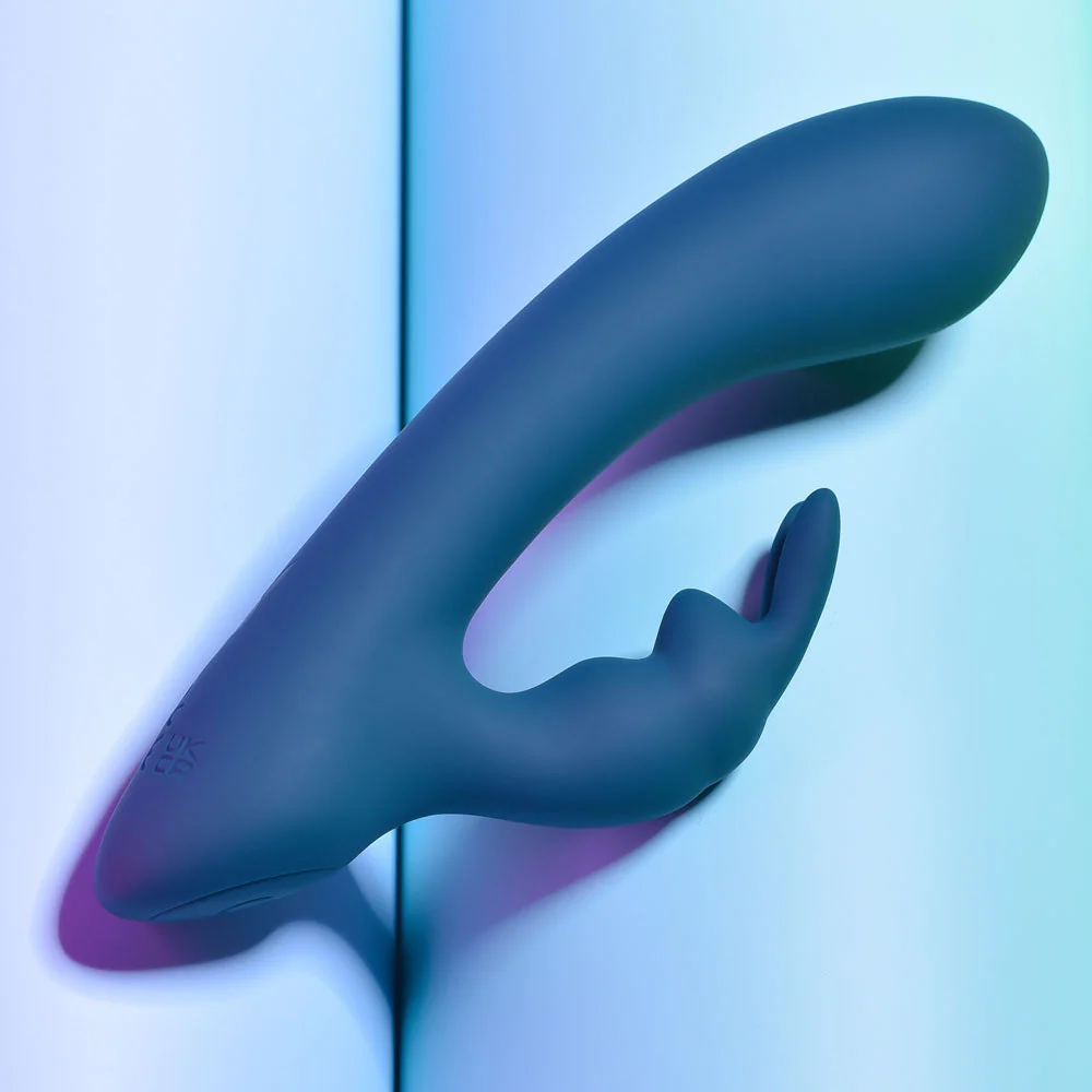 Playboy Pleasure LIL RABBIT - Deep Teal 14.6 cm USB Rechargeable Rabbit Vibrator - Image 3