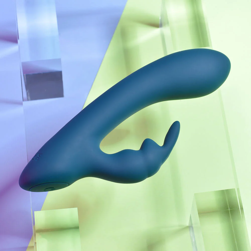 Playboy Pleasure LIL RABBIT - Deep Teal 14.6 cm USB Rechargeable Rabbit Vibrator - Image 4