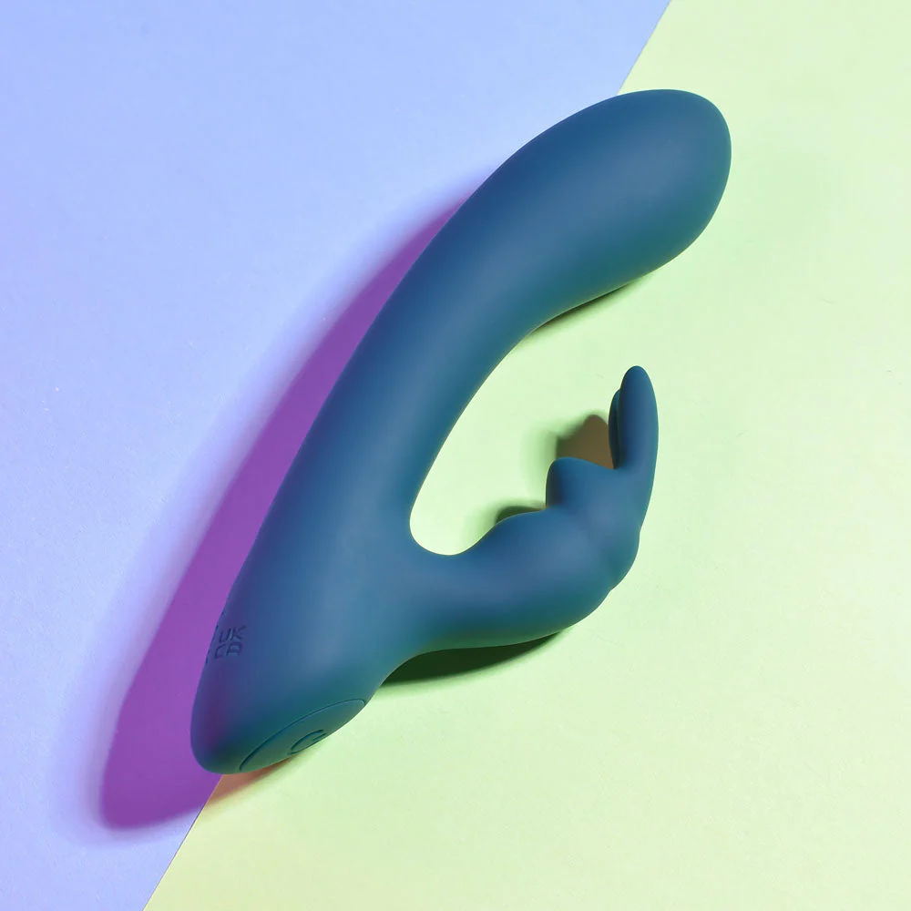 Playboy Pleasure LIL RABBIT - Deep Teal 14.6 cm USB Rechargeable Rabbit Vibrator - Image 5