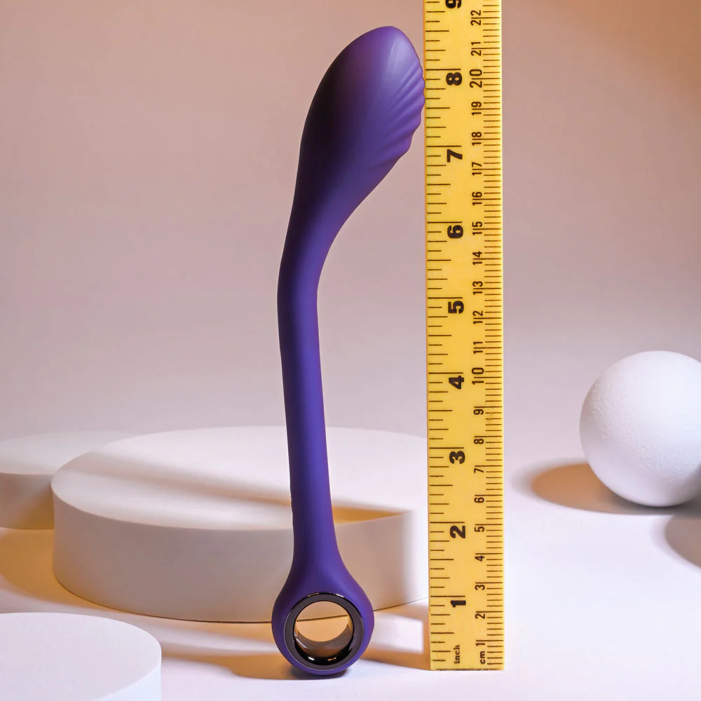 Playboy Pleasure SPOT ON - Purple 22.6 cm USB Rechargeable Poseable G-Spot Vibrator - Image 6