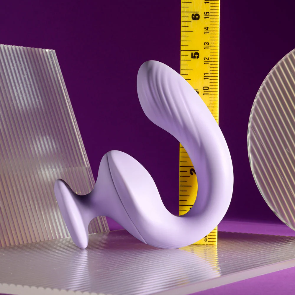 Playboy Pleasure REV ME UP - Purple USB Rechargeable Dual Motor Curved Vibrator - Image 8