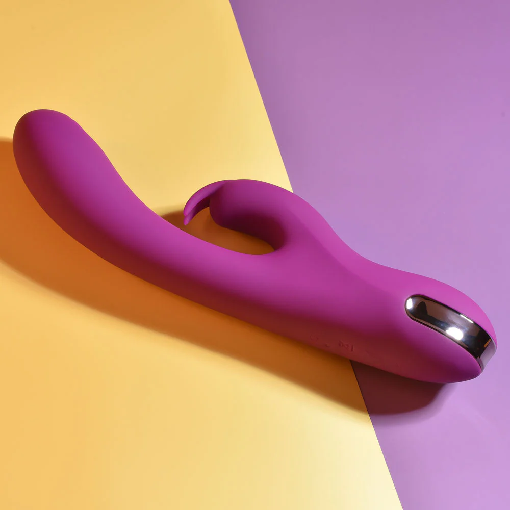 Playboy Pleasure THUMPER - Purple 21.9 cm USB Rechargeable Rabbit Vibrator - Image 3